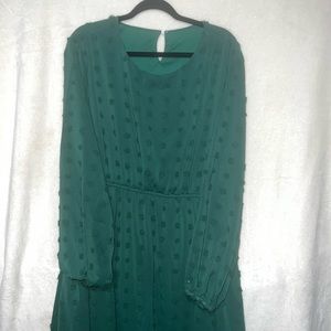 Swiss dot maxi dress from SHEIN